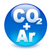 Газ сварочный (80%Ar + 20% СО2) \(98%Ar+2%CO2)