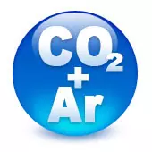 Газ сварочный (80% Ar + 20% СО2) \(98% Ar + 2% CO2) 40 л